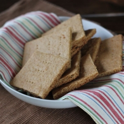 Homemade graham crackers