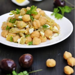 Chickpea And Cod Salad