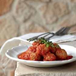 Greek Meatballs with Orange Sauce