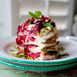 Winter Breakfast Crepe Cake