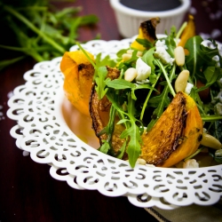 Roasted Squash & Aragula salad