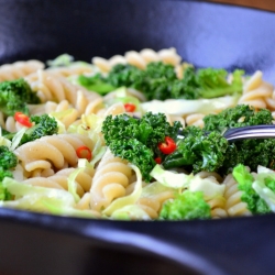 Kale and Cabbage Pasta