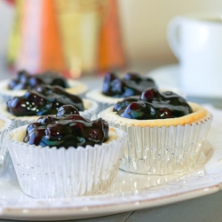 Lemon Blueberry Cheesecake Tarts