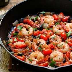 Shrimp Puttanesca