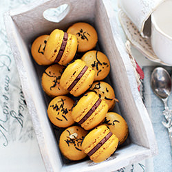 Macarons with Jasmine Tea Ganache