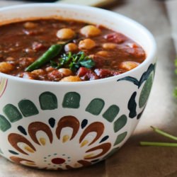 Mexican Tomato Bean Soup