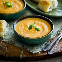 Baked-Sweet Potato Soup