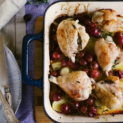 Chicken and Grape Bake