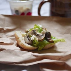 Mushroom and Ricotta Sliders