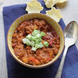 Ground Beef or Buffalo Chili