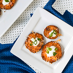 Loaded Sweet Potato Rounds