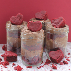 Valentine’s Day Trifle in Jar