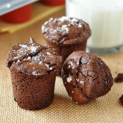 Olive Oil Mini Brownie Cakes