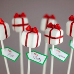 Pretty Presents Cake Pops