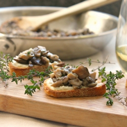 Mushroom Bruschetta