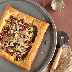 Sun Dried Tomato and Onion Tart