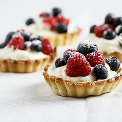 White Chocolate Tartelettes