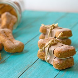 Pumpkin Dog Biscuits