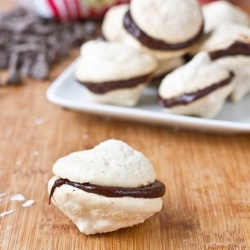 Coffee Meringue Sandwiches