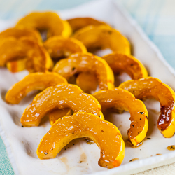 Baked Winter Squash Slices