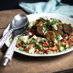 Falafel, Tabbouleh and ‘Fancy Sauce’