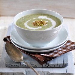 Broccoli Pistachio Soup