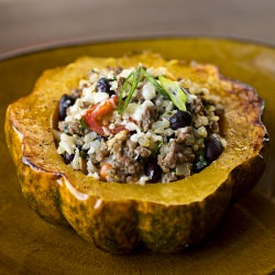 Roasted & Stuffed Acorn Squash