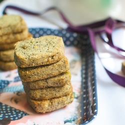 Black Sesame Icebox Cookies