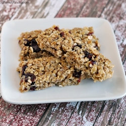 Cran-Cherry Toffee Oatmeal Bars