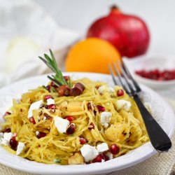 Spaghetti Squash Pomegranate Salad