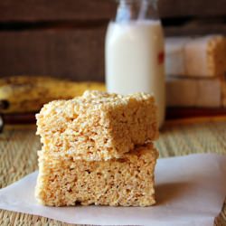 Banana Rice Krispies Treats