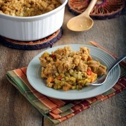 Sweet Potato-Lentil Pot Pie