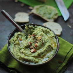 Fresh Fava Bean & Almond Spread