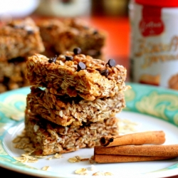 Chewy Biscoff Granola Bars