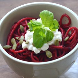 Pasta with Beet Roots