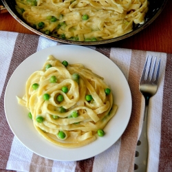 Fettuccine in Creamy Potato Sauce