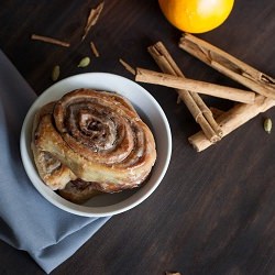 Cinnamon Rolls with Orange Glaze