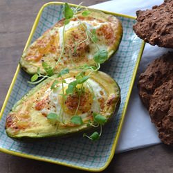 Avocado with Eggs