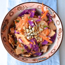 Toasted Coconut Carrot Apple Salad