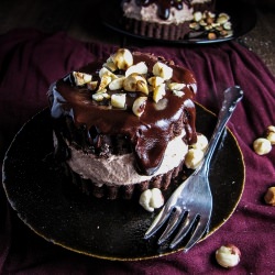 Chocolate-Hazelnut Mousse Cake