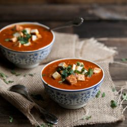 Curried Tomato and Brown Rice Soup