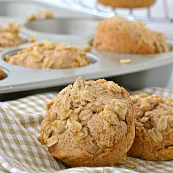 Maple & Brown Sugar Oatmeal Muffins