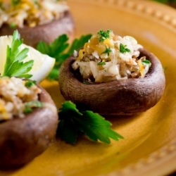 Vegan Stuffed Mushrooms