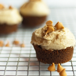 Chocolate Butterscotch Cupcakes