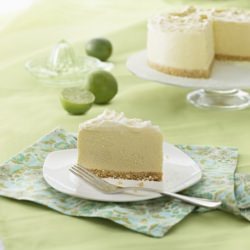 White Chocolate Lime Cheesecake