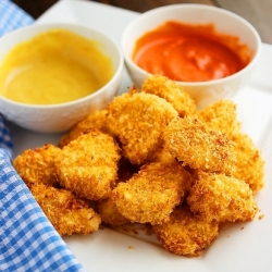 Crispy Baked Chicken Nuggets