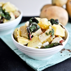 Italian Potato Salad w/ Swiss Chard