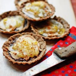 Pear and Chocolate Tarts