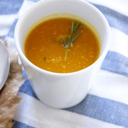 Pumpkin Soup with Chestnuts