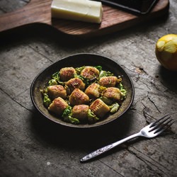 Garlic-Cauliflower Gnocchi